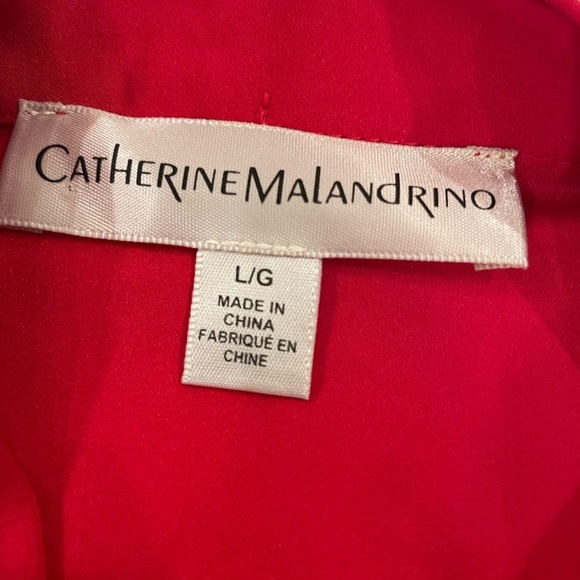 Catherine Malandrino Size Large silky blouse. - Picture 9 of 12